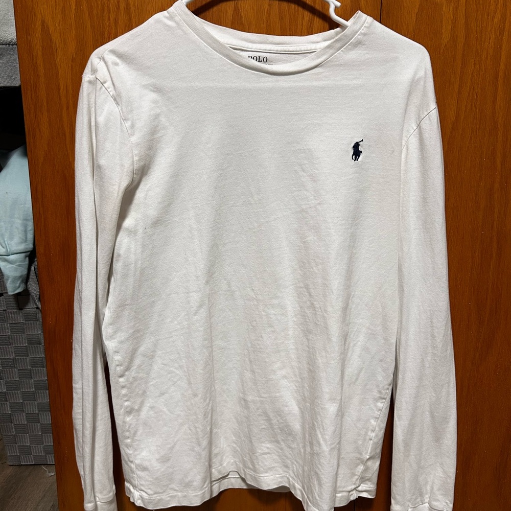 Polo by Ralph Lauren White Long Sleeve Shirt